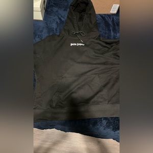 Gently used medium black Palm Angels hoodie